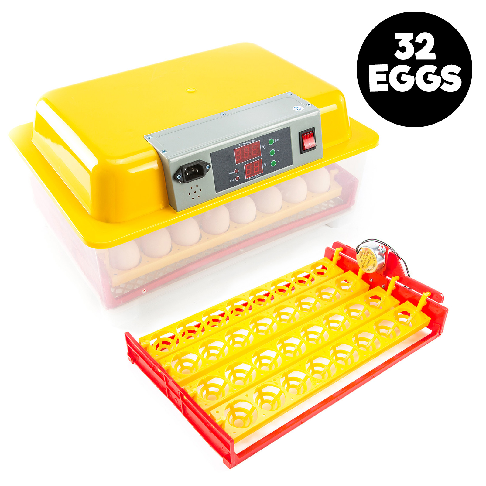 Egg Incubator Fully Automatic Digital LED Hatch Turning ...