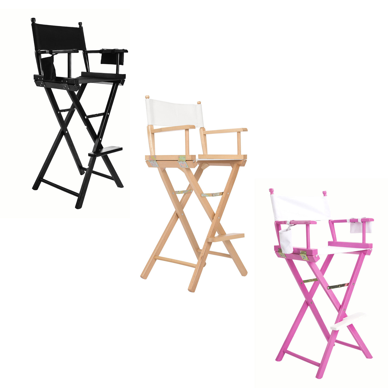 Folding Tall Director Chair 76cm - VAR