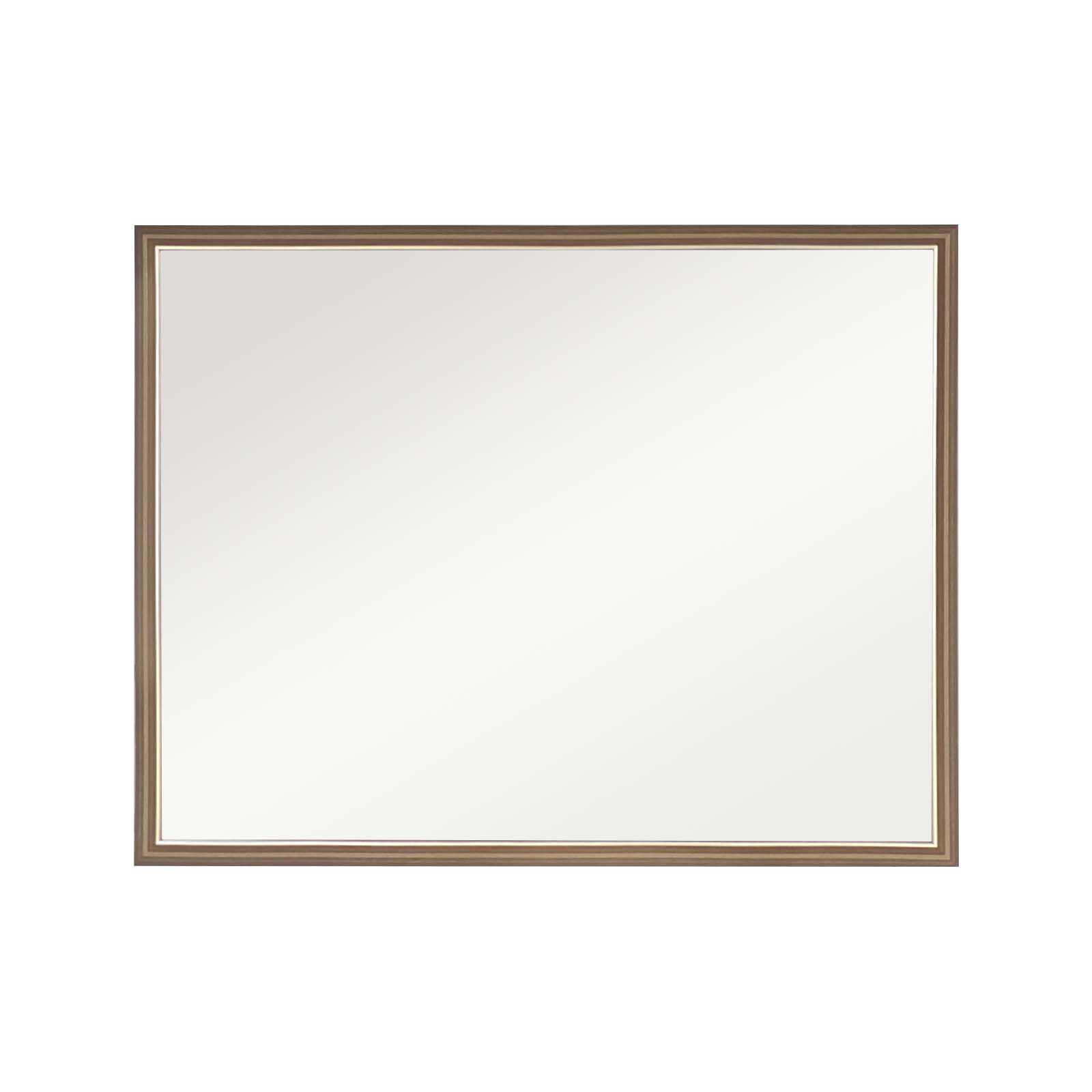 70x90cm Wall Mirror PS Polystyrene Bathroom - Antique Brown