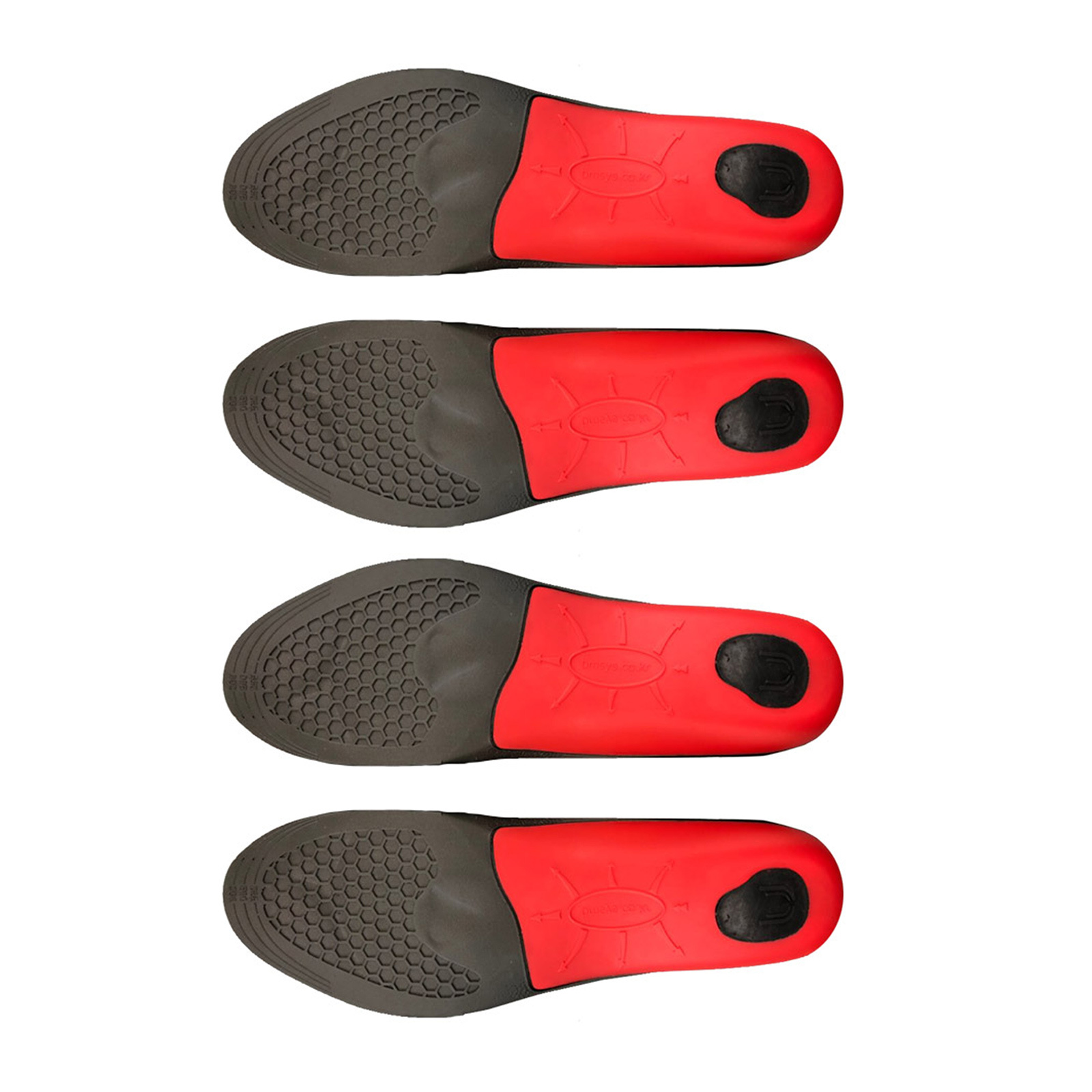2X Pair Full Whole Shoe Insoles Arch Support Medium