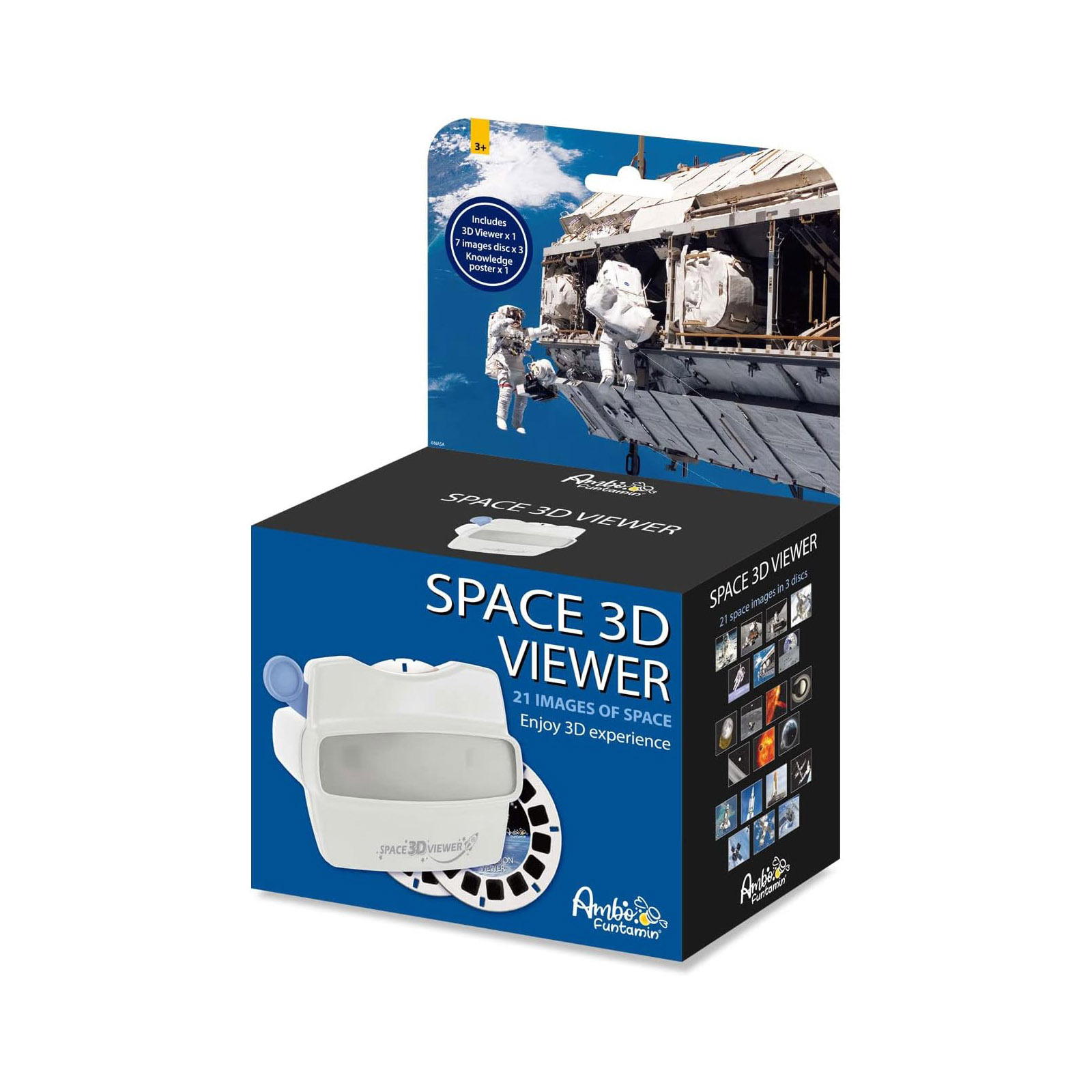 Space 3D viewer with 21 images