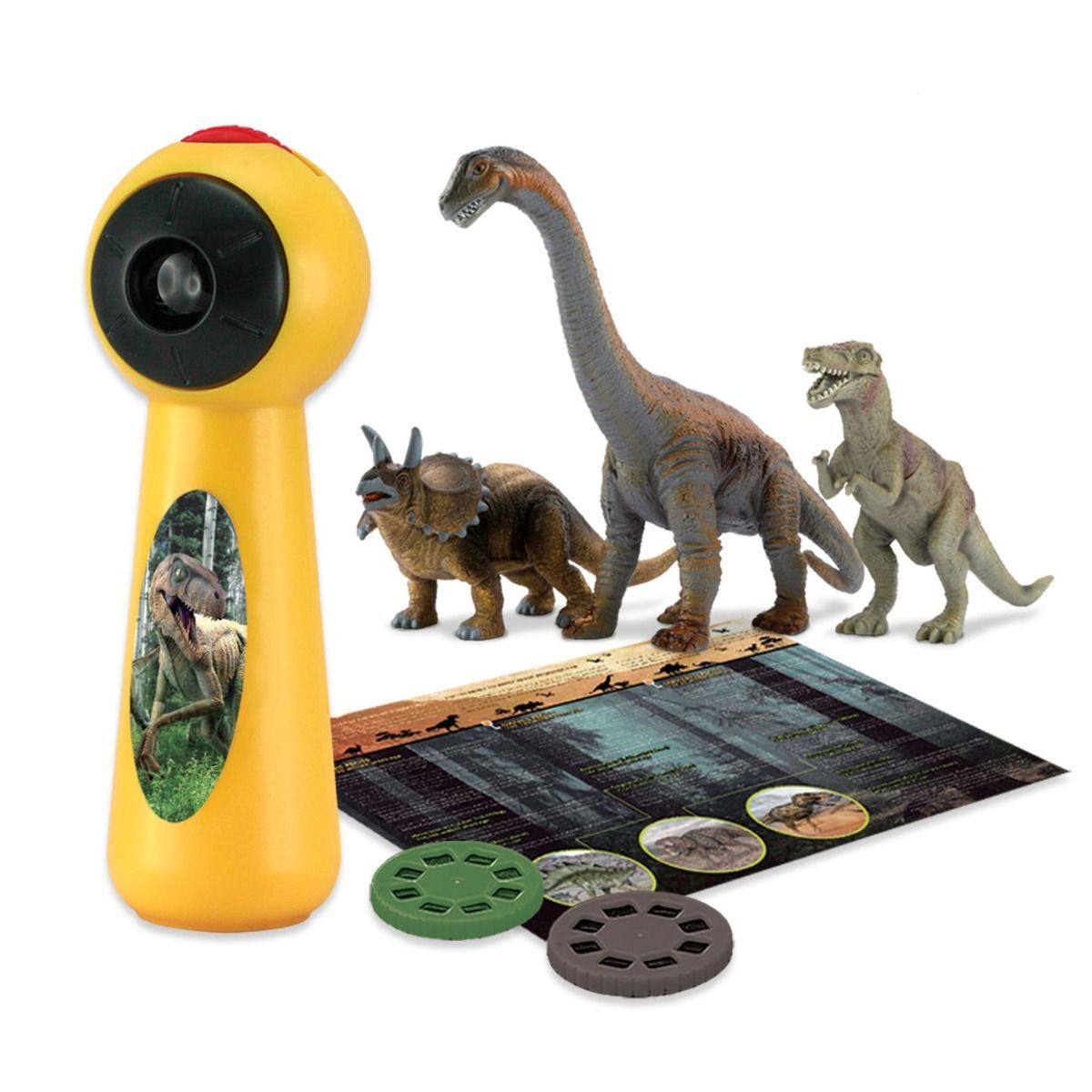 Dinosaur Projector & Play Set Figure Toy