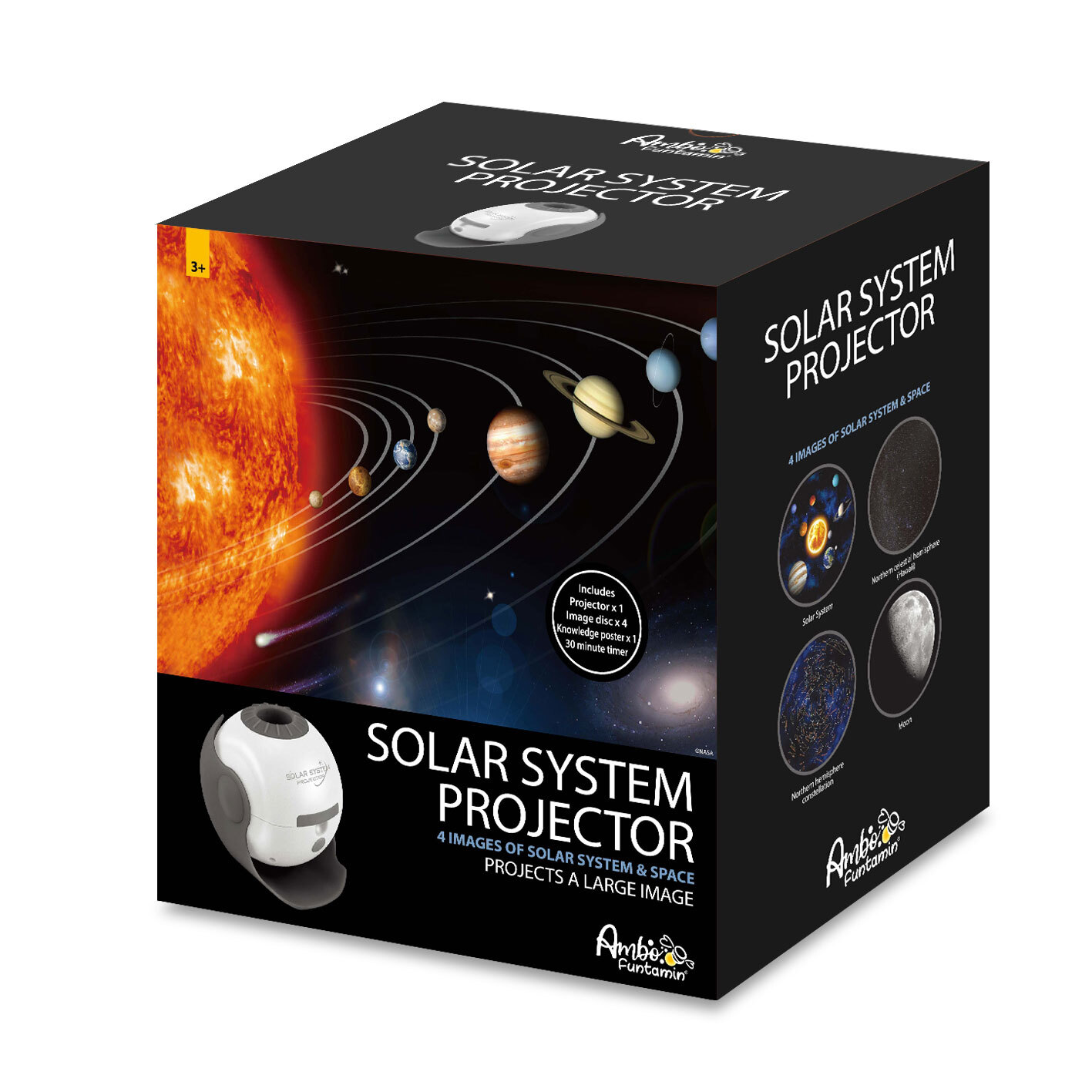 Solar System Projector with 4 Image Disc