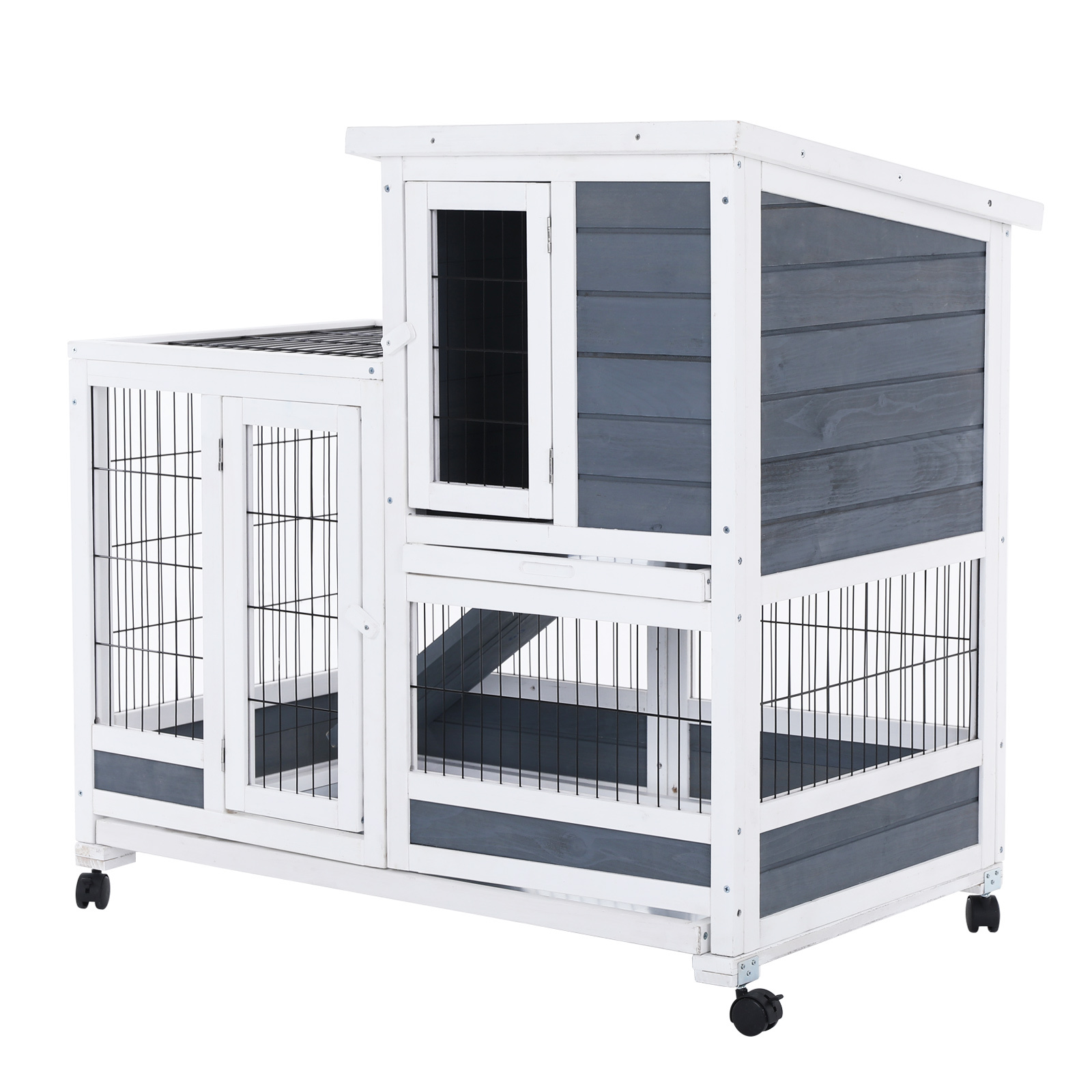 Two storey hotsell rabbit hutch